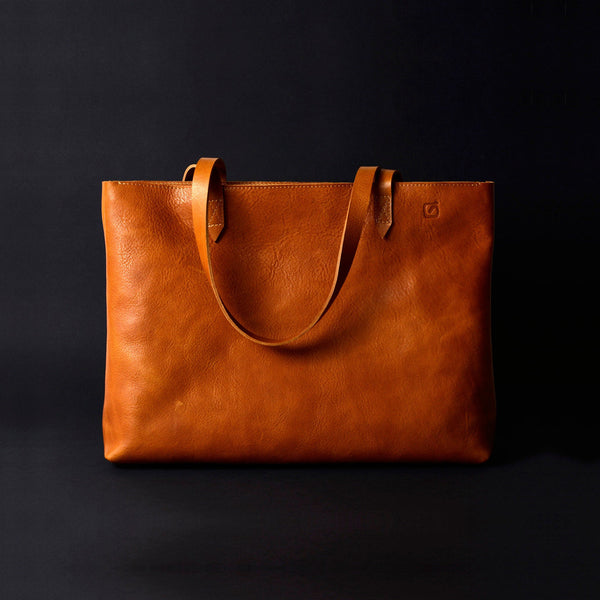 SIMPLE LEATHER TOTE